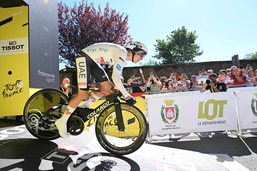 Tour de France 2022, časovka, Tadej Pogačar - Zdroj Profimedia