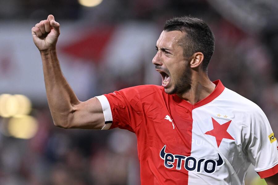 SK Slavia Praha 3-0 SK Sport Klub Dnipro-1 :: Resumos :: Videos 