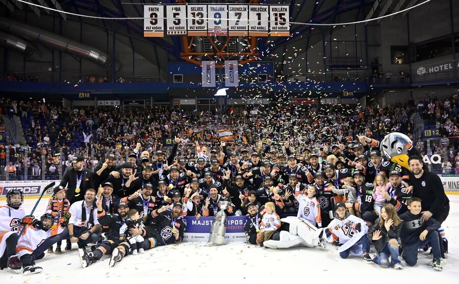 HC Košice, oslava titulu 2022/2023 - Zdroj Profimedia