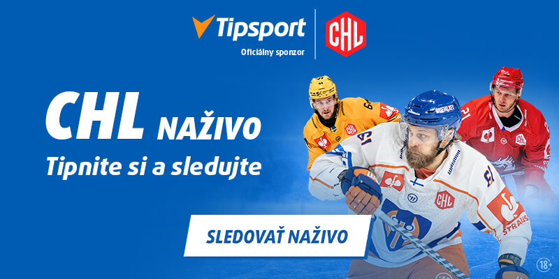 Registrujte sa TU a sledujte Ligu majstrov v hokeji na Tipsport TV