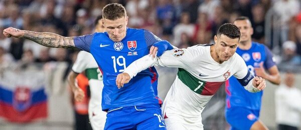 Juraj Kucka (Slovensko) vs. Cristiano Ronaldo (Portugalsko)