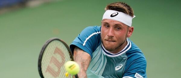 Alex Molčan, slovenský tenista - Zdroj AP Photo/Charles Krupa, Profimedia