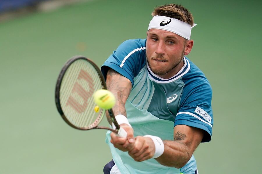 Alex Molčan, slovenský tenista - Zdroj AP Photo/Charles Krupa, Profimedia