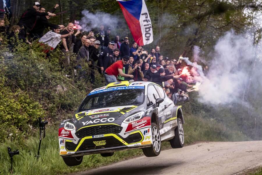 Erik Cais na WRC v Chorvátsku 2022 - Zdroj Nikos Katikis/DPPI/LiveMedia, Profimedia