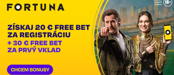 Free bet 20+30 Fortuna