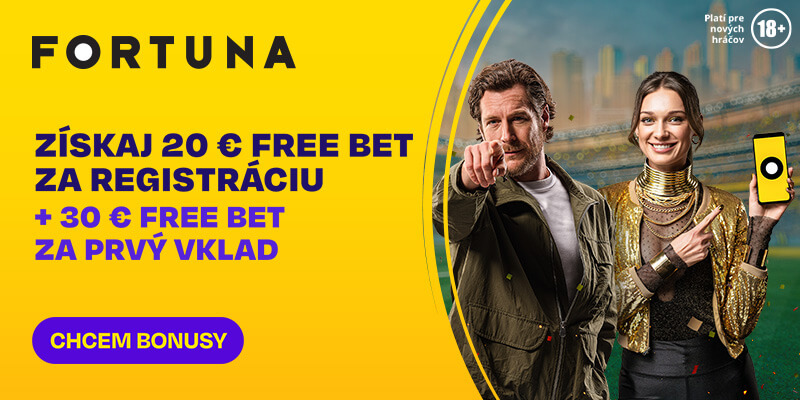 Free bet 20+30 Fortuna