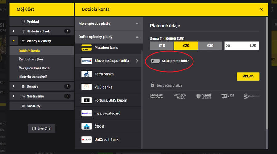 Registrujte sa TU a získajte dvojitý bonus od Fortuny