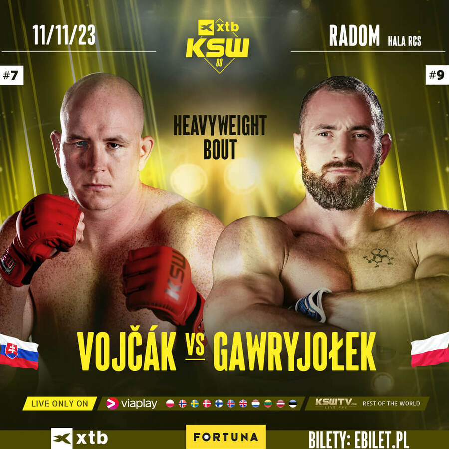 KSW 88: Štefan Vojčák vs. Kamil Gawryjolek