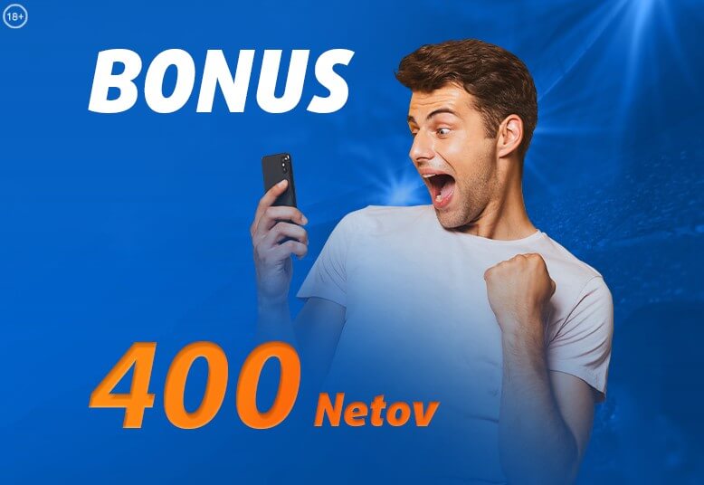 Kliknite TU, tipujte v Tipsporte a získajte bonus 400 Netov