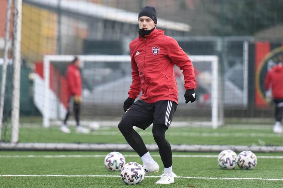 Martin Bukata (FC Spartak Trnava) v tréningovom zaťažení