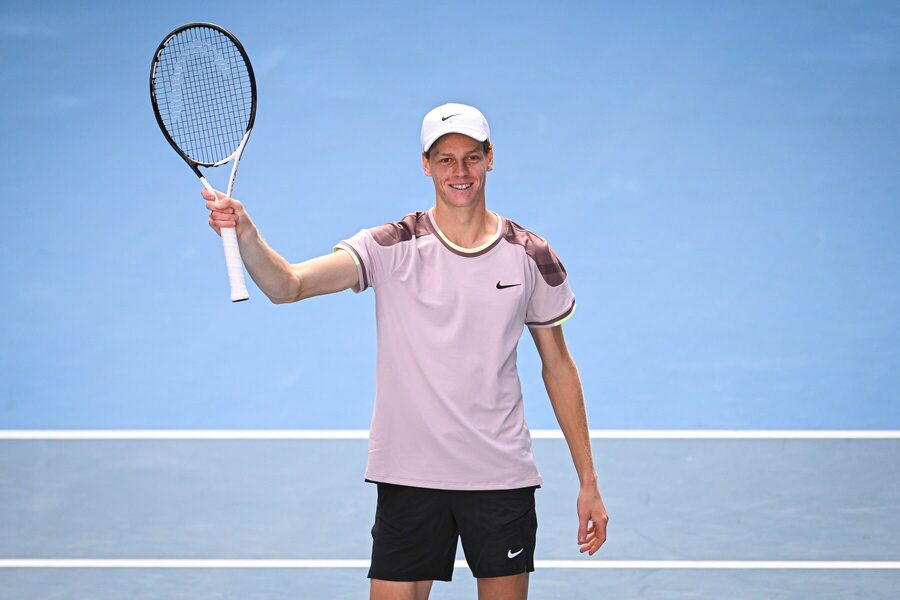 Jannik Sinner po víťazstve nad Novakom Djokovicom na Australian Open 2024