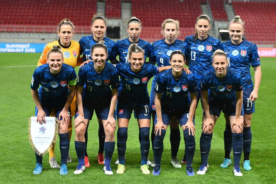 Ženská futbalová reprezentácia Slovenska pred zápasom s Fínskom