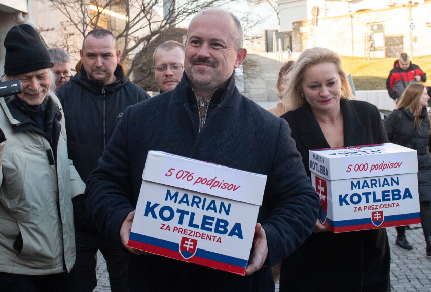 Marian Kotleba, kandidát na prezidenta Slovenska