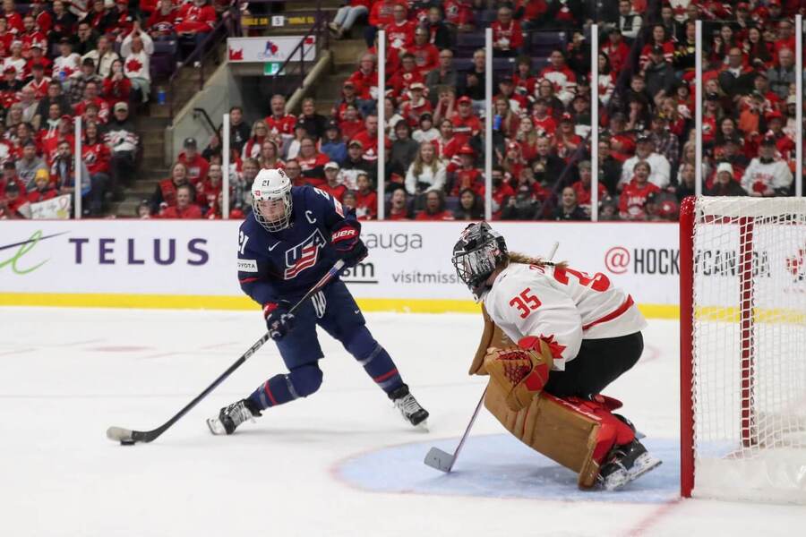 USA vs. Kanada (MS v hokeji žien)