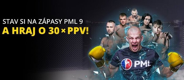 Zaregistrujte sa TU a zahrajte si o jedno z tridsiatich PPV na sledovanie PML 9!