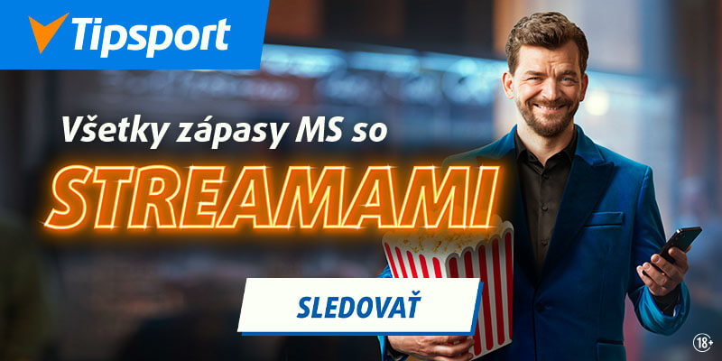 MS v&nbsp;hokeji 2026 cez&nbsp;livestream Tipsport TV