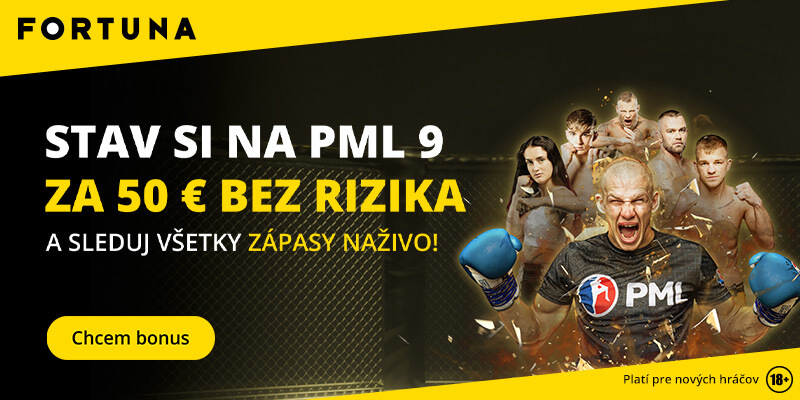 Stavte si na PML 9 bez rizika až za 50 eur a sledujte turnaj naživo na Fortuna TV!