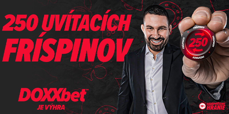 Free spiny za&nbsp;registráciu DOXXbet