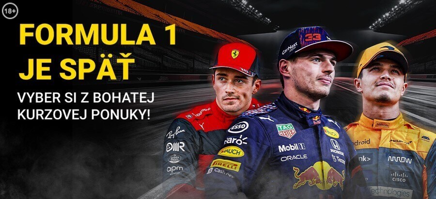 Stavte si na Formulu 1 vo Fortune!