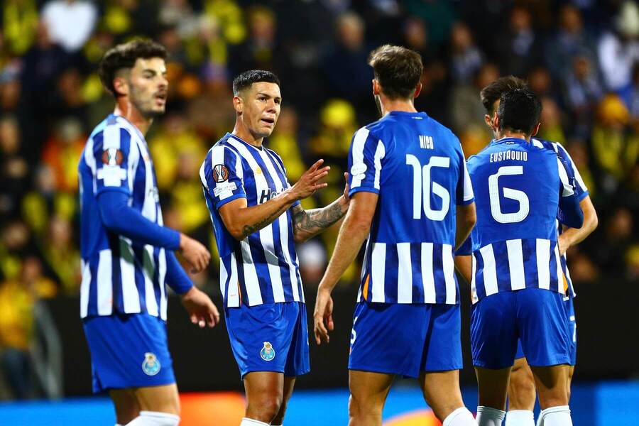 Hráči FC Porto počas zápasu 1. kola ligovej fázy EL 2024/2025 proti FK Bodø/Glimt