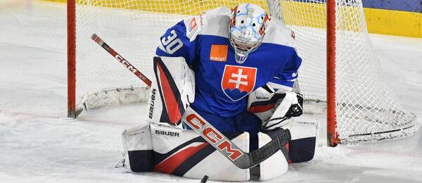 Slovenský brankár Samuel Hrenák