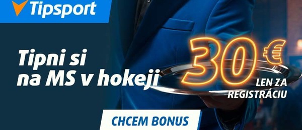 Registrujte sa TU a tipujte MS v hokeji 2025 s bonusom v Tipsporte