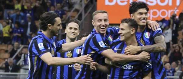 Radosť hráčov Inter Miláno.