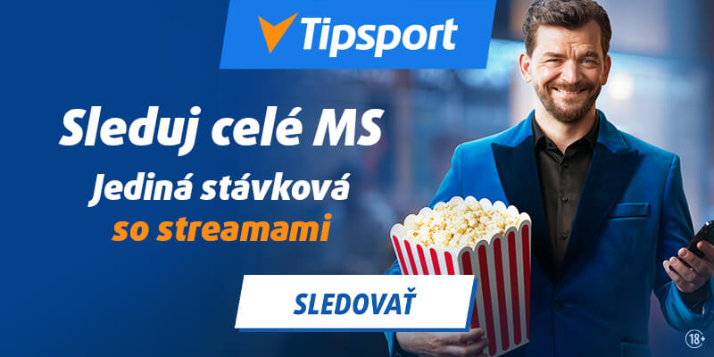 Celé MS v hokeji 2025 si pozriete naživo a zdarma v Tipsporte.