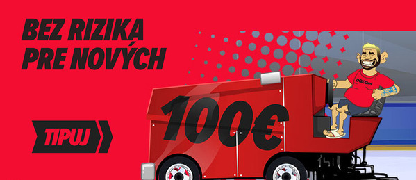 Doxxbet bonus 100 € za registráciu k MS v hokeji 2025