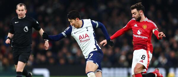 Heung-Min Son (Tottenham) vs. Bruno Fernandes (Man United).