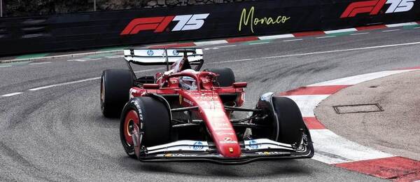 Monačan Charles Leclerc (Ferrari) počas VC Monaka 2025.