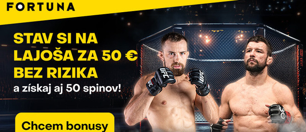 Stavte si na Lajoša za 50 eur bez rizika vo Fortune!