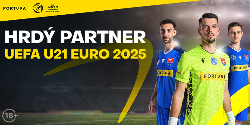 Fortuna je oficiálny partner EURO U21 2025!