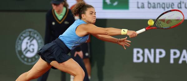 Jasmine Paolini počas tenisového turnaja Roland Garros 2025 v Paríži