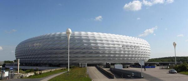 Allianz aréna v Mníchove.