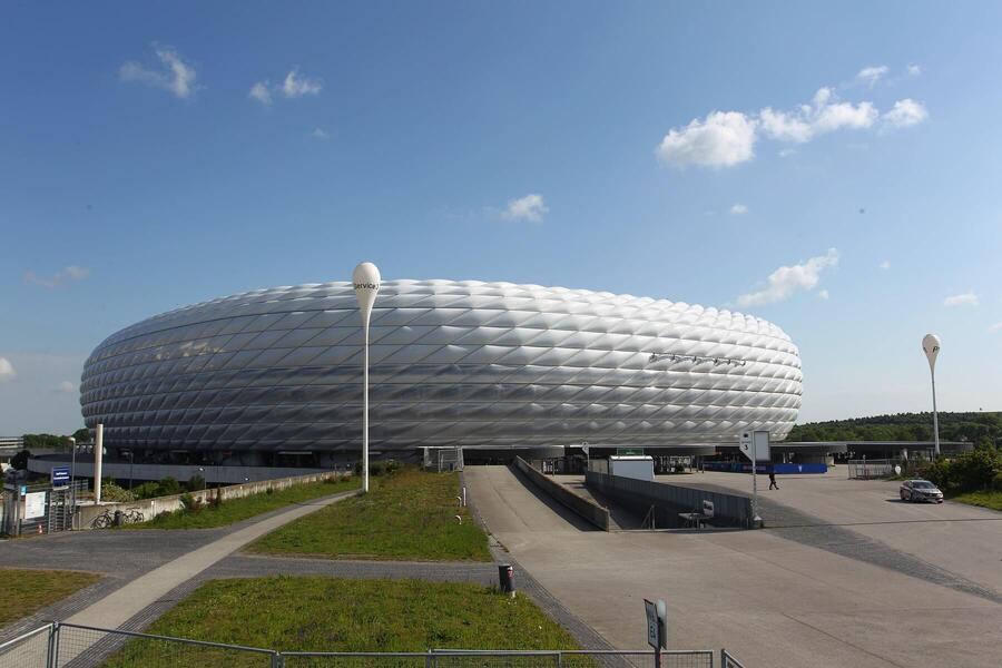 Allianz aréna v Mníchove.
