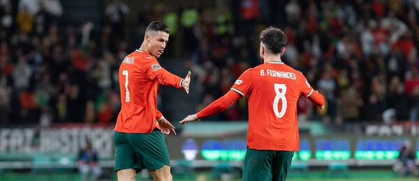 CRISTIANO RONALDO a BRUNO FERNANDES v akcii