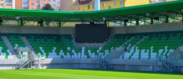 Futbal Tatran aréna v Prešove.