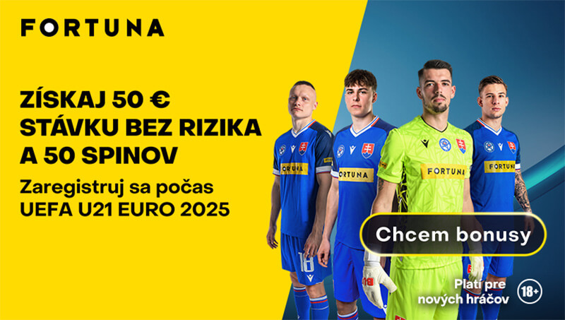 Kliknite SEM a tipujte EURO U21 vo Fortune