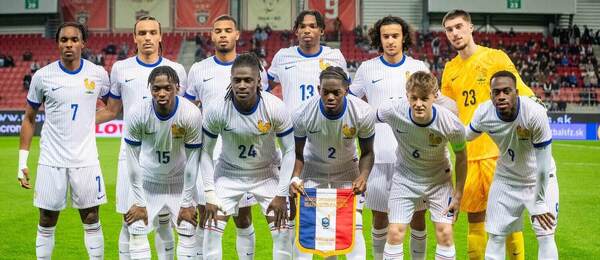 Základná zostava Francúzska U21 v priateľskom zápase proti Slovensku 2025
