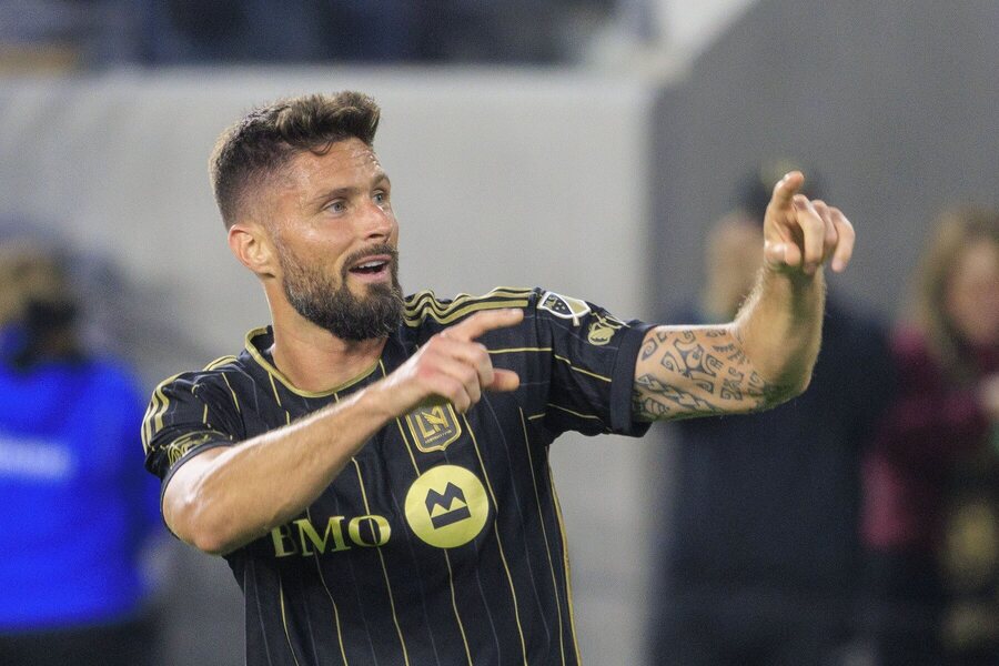 Olivier Giroud v drese Los Angeles Football Club