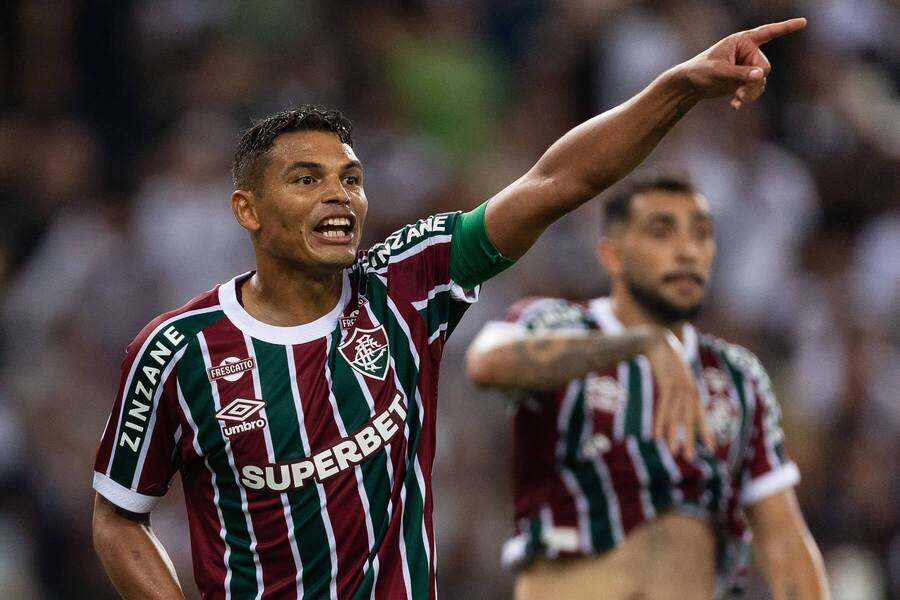Brazílčan Thiago Silva v drese Fluminense.