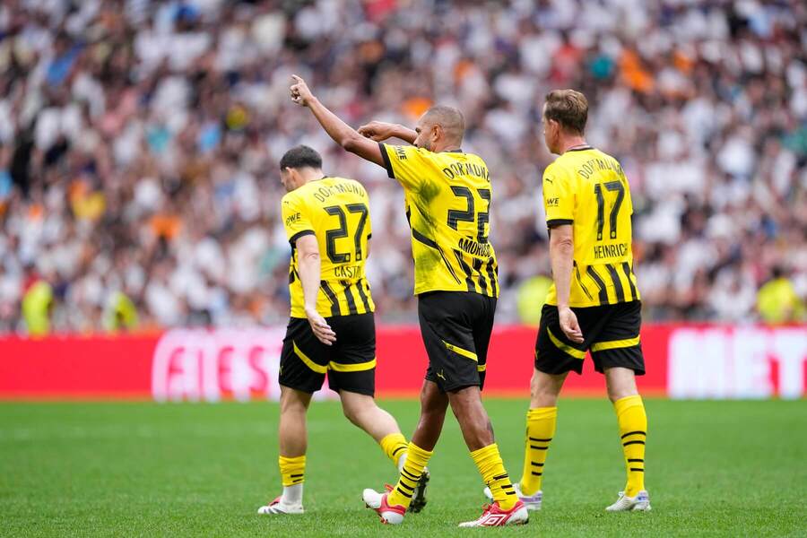 Futbalisti Borussie Dortmund.