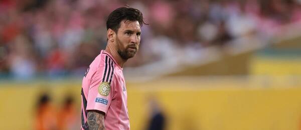 Lionel Messi (Miami) v zápase proti Al Ahly.