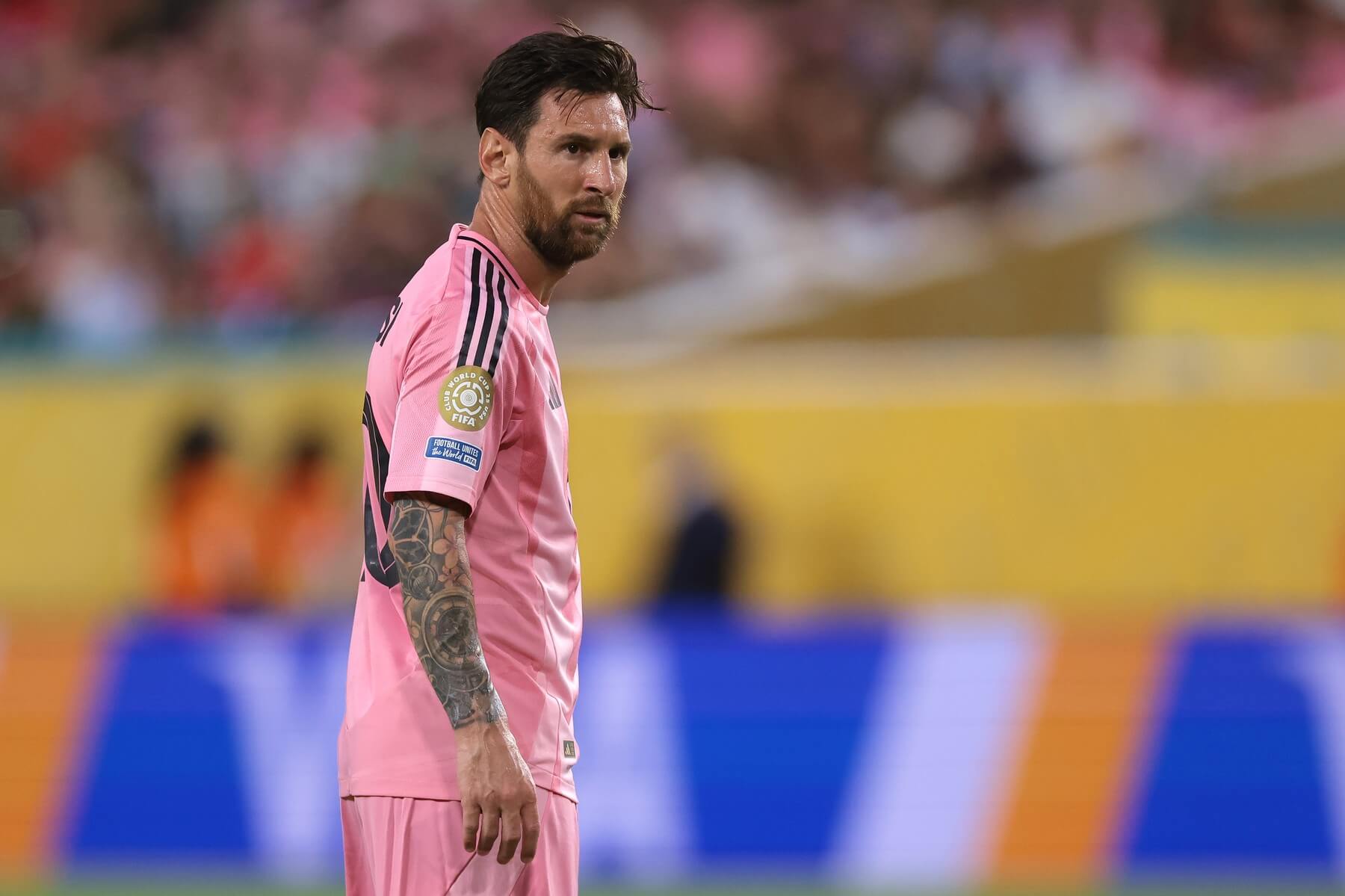 Lionel Messi (Miami) v zápase proti Al Ahly.