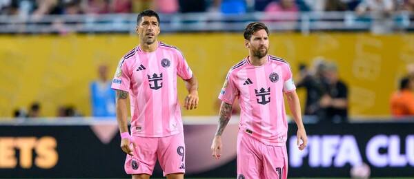 Luis Suárez a Lionel Messi (Inter Miami).