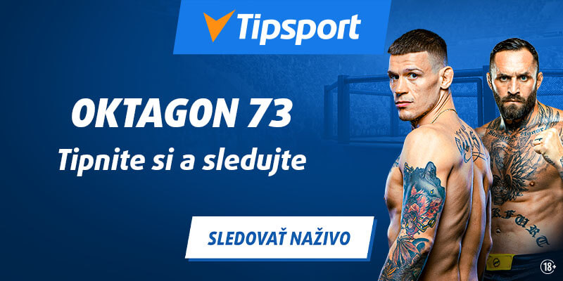 Sledujte Oktagon 73 naživo v Tipsporte.