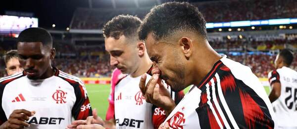 Hráči brazílskeho klubu Flamengo.