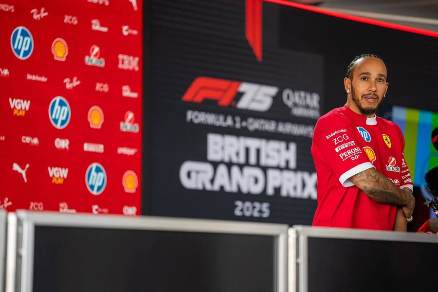 Lewis Hamilton pred kvalifikáciou VC Británie 2025
