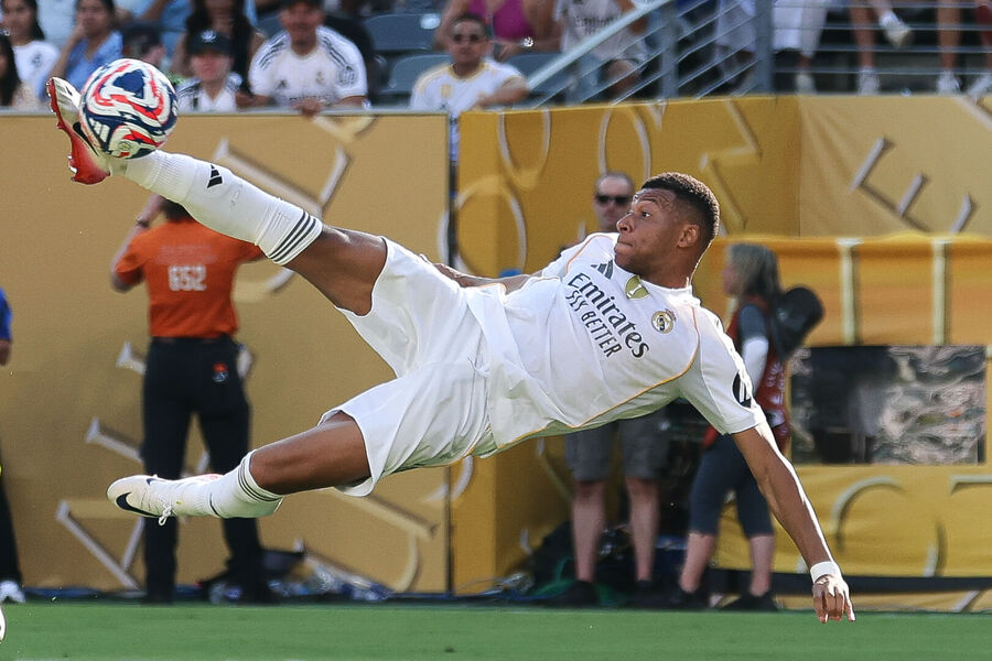 Kylian Mbappé (Real Madrid) na MS klubov 2025.